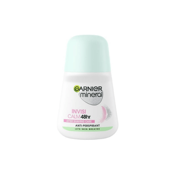 Garnier InvisiCalm Roll-On Deodorant 50ml for Smooth Odor-Free Skin 50ml