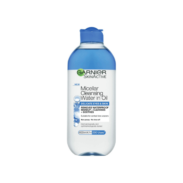 Garnier SkinActive Micellar Cleansing Water with Oil for Delicate Eyes & Skin 400ml