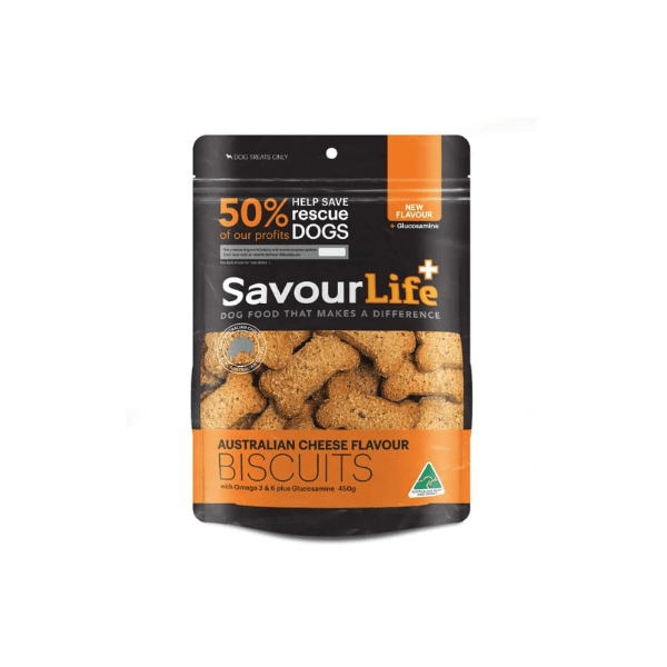 Savourlife Australian Cheese Dog Treats 450g Gourmet Biscuits for Dogs