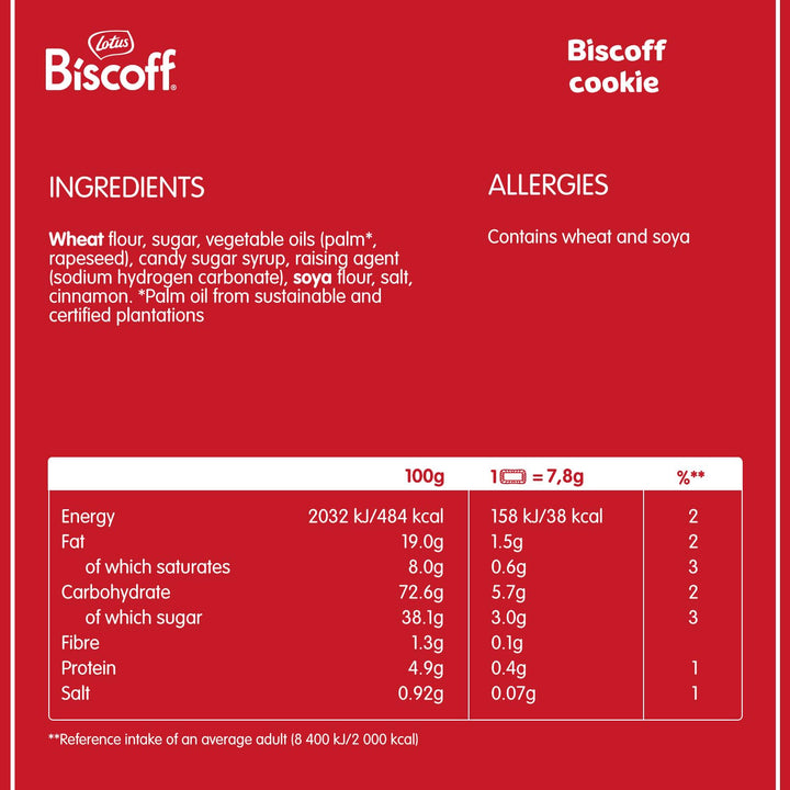 Lotus Biscoff Caramelized Biscuit 300 Biscuit Individually wrapped 1.875g