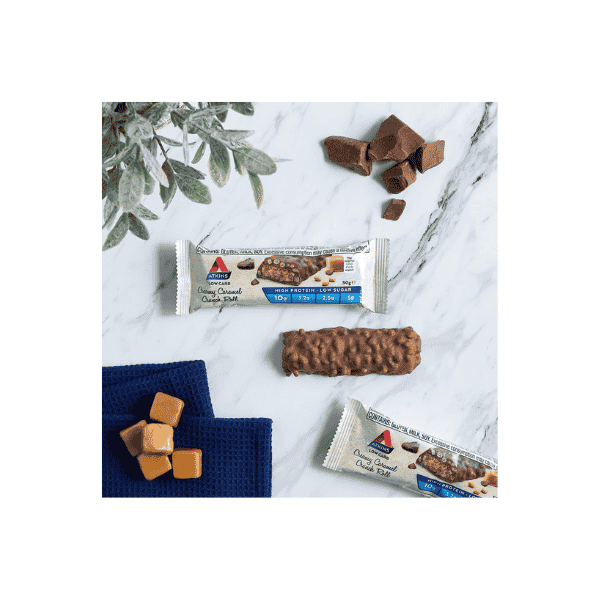 Atkins Advantage Bars Creamy Caramel Crunch Roll 750g for Guilt-Free Snacking