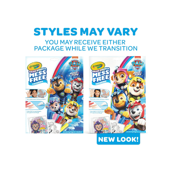 Crayola Nickelodeon Paw Patrol Color Wonder Creative Fun Without the Mess