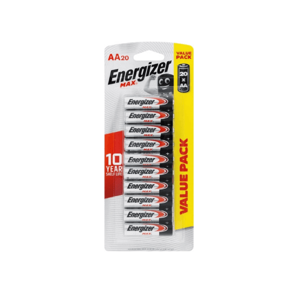 Energizer AA Batteries MAX Alkaline  20 Pack