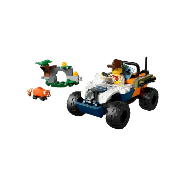 LEGO® City Jungle Explorer ATV 60424 Red Panda Mission for Kids 6+ with Minifigure