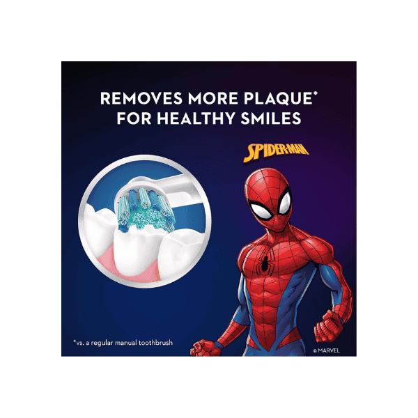 Oral-B Stages Spider Man Toothbrush Heads for Kids Ages 3 and Up Pack of 2